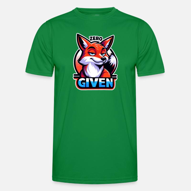 Zero Given - Fox Illustration Men's Functional T-Shirt