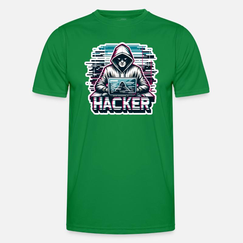 Hacker - Illustration T-shirt sport Homme