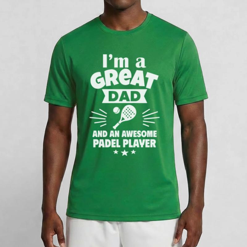 I'm a great dad and a padel ace Men's Functional T-Shirt