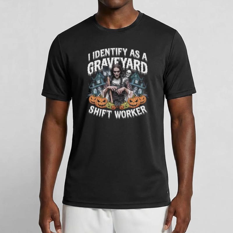 I Identify As A Graveyard Shift Worker Men's Functional T-Shirt