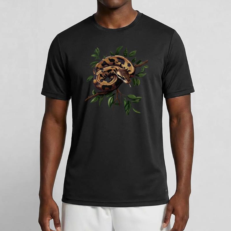 Roi Python Serpents Amoureux Terrarium Python T-shirt sport Homme