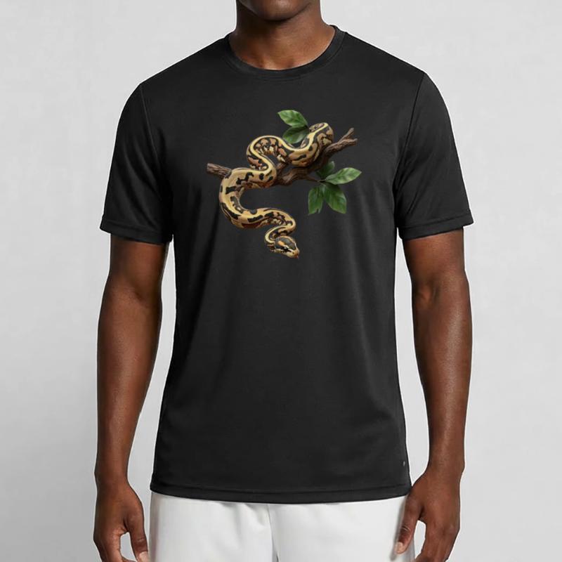 Roi Python Serpents Amoureux Terrarium Python T-shirt sport Homme