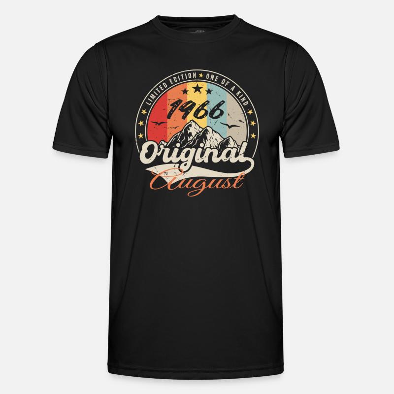 Die Legenden wurden im August 1966 geboren - 1966 August - Männer Funktions-T-Shirt - Schwarz