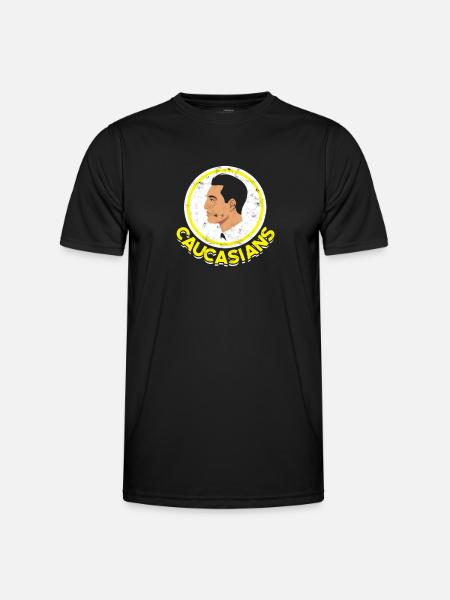 Caucasians - Ethnic Identity - Men's Functional T-Shirt - black