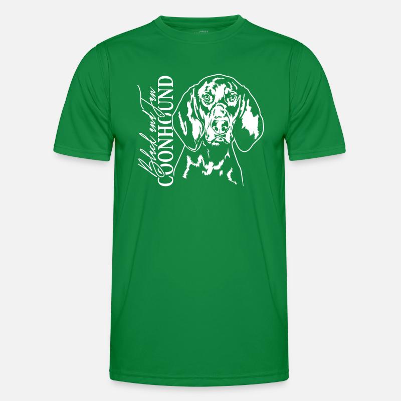 BLACK AND TAN COONHOUND Jagdhunde Wilsigns Männer Funktions-T-Shirt