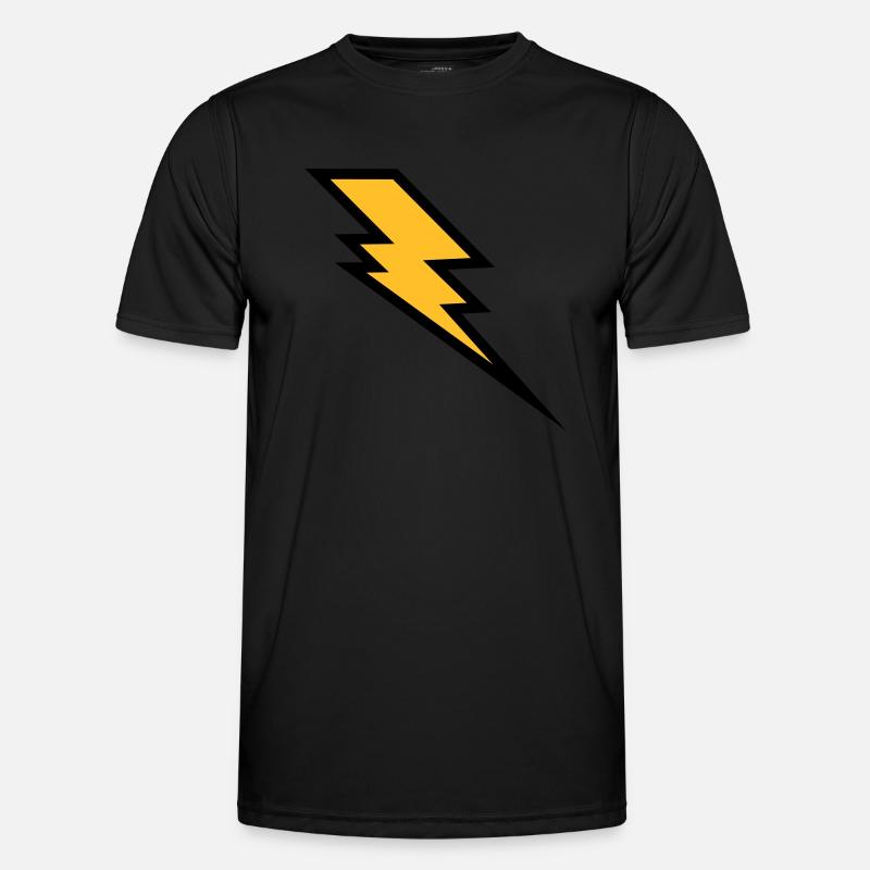 Lightning - Men's Functional T-Shirt - black