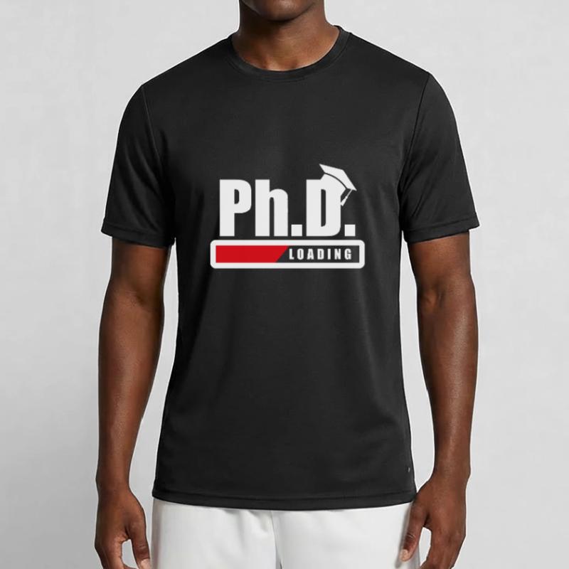 Student Ph.D. Loading Doctoral student Funny gift Men's Functional T-Shirt