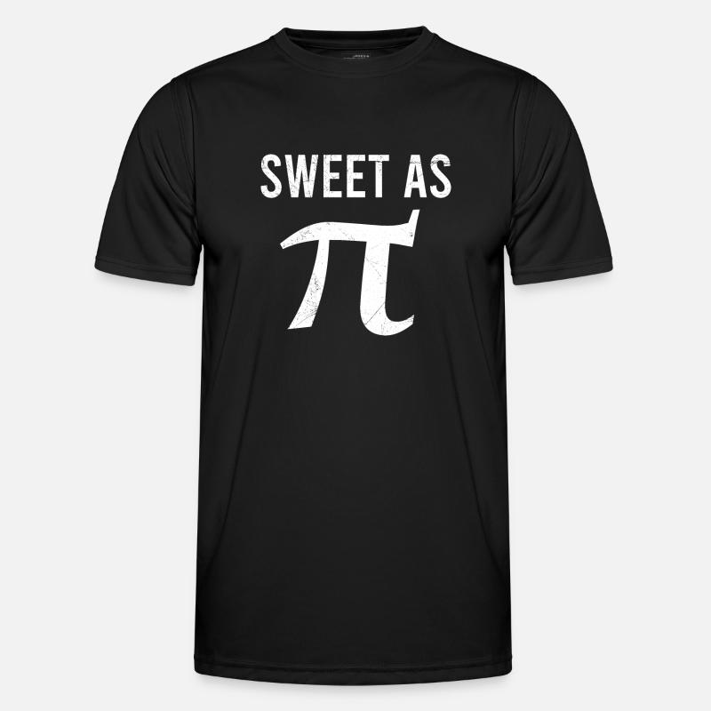 Math symbols Sweet As Pi Funny gift idea - Men's Functional T-Shirt - black