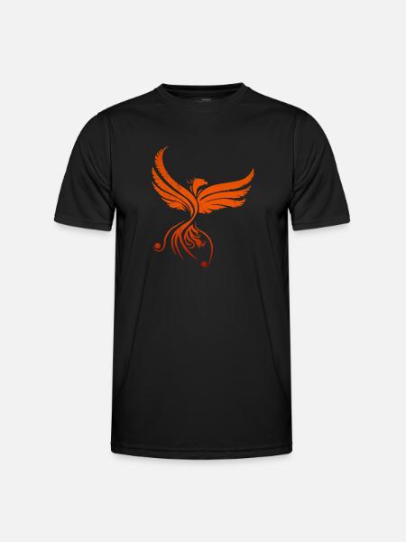 Egypt symbol phoenix gift idea - Men's Functional T-Shirt - black