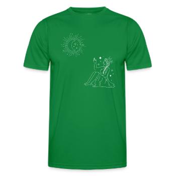 Sun Moon Stars Woman - Men's Functional T-Shirt - kelly green - Front - AI Model Male 178 dark (178cm)