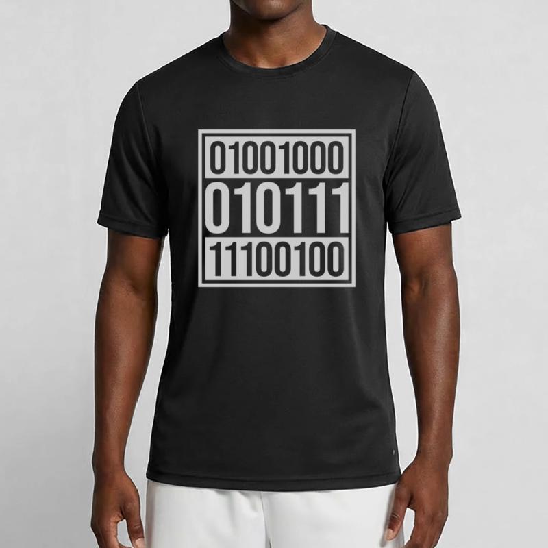 Binary Code Program Language Men's Functional T-Shirt