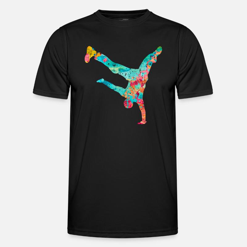Breakdance Breakdancer PopArt Men's Functional T-Shirt
