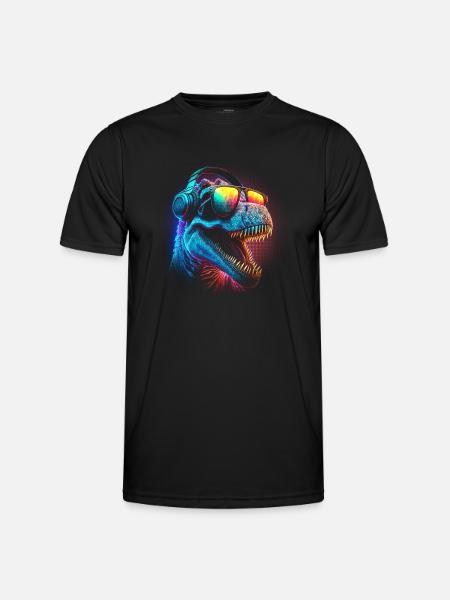 Rad Rex - Männer Funktions-T-Shirt - Schwarz