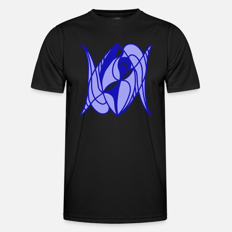 Metamorphose. Evolutionäre Verwandlung - Männer Funktions-T-Shirt - Schwarz