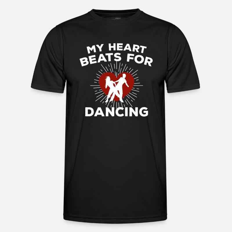Dancing Dance Music - Men's Functional T-Shirt - black