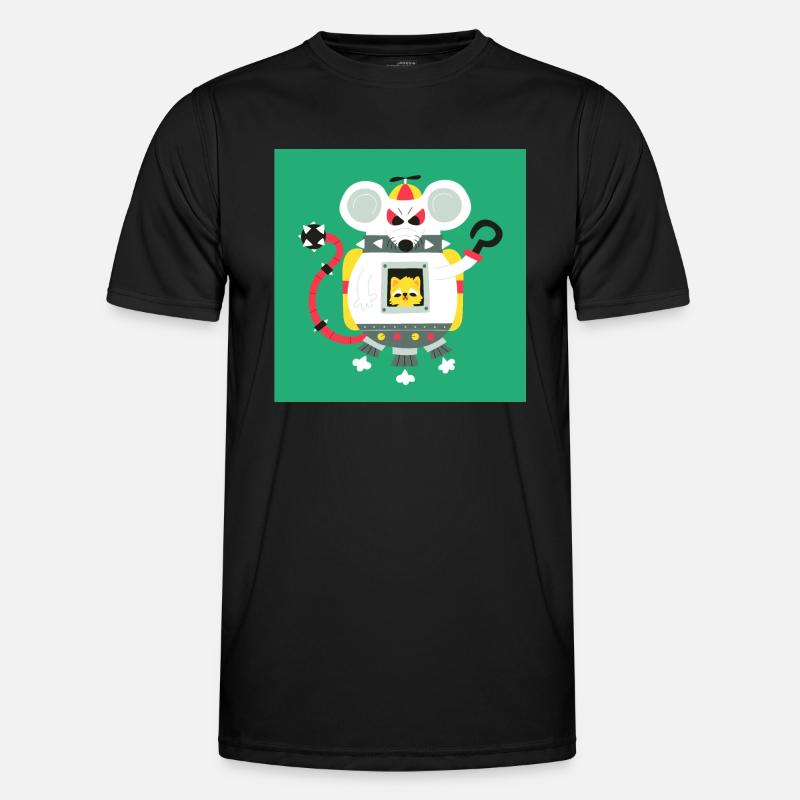 Böse Maus Männer Funktions-T-Shirt