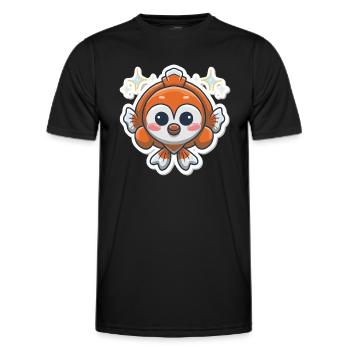 Clownfish Lover - Men's Functional T-Shirt - black - Front - AI Model Male 178 dark (178cm)