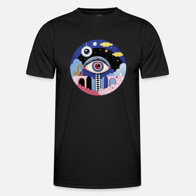 Psychedelic Eye Men's Functional T-Shirt