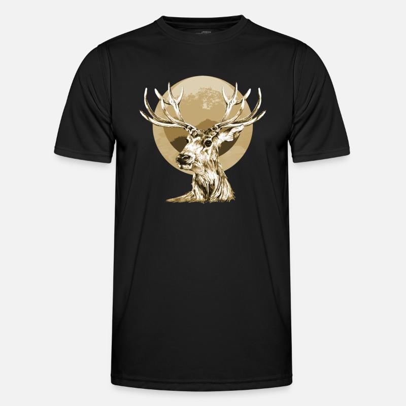 Deer - Men's Functional T-Shirt - black