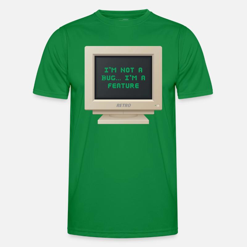 CRT Design - Ich bin kein Bug, ich bin ein Feature Männer Funktions-T-Shirt
