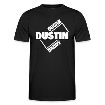 Sugardaddy Dustin - Männer Funktions-T-Shirt - Schwarz - Vorne - AI Model Male 178 dark (178cm)