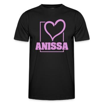 Bachelorette Aniss - Men's Functional T-Shirt - black - Front - AI Model Male 178 dark (178cm)