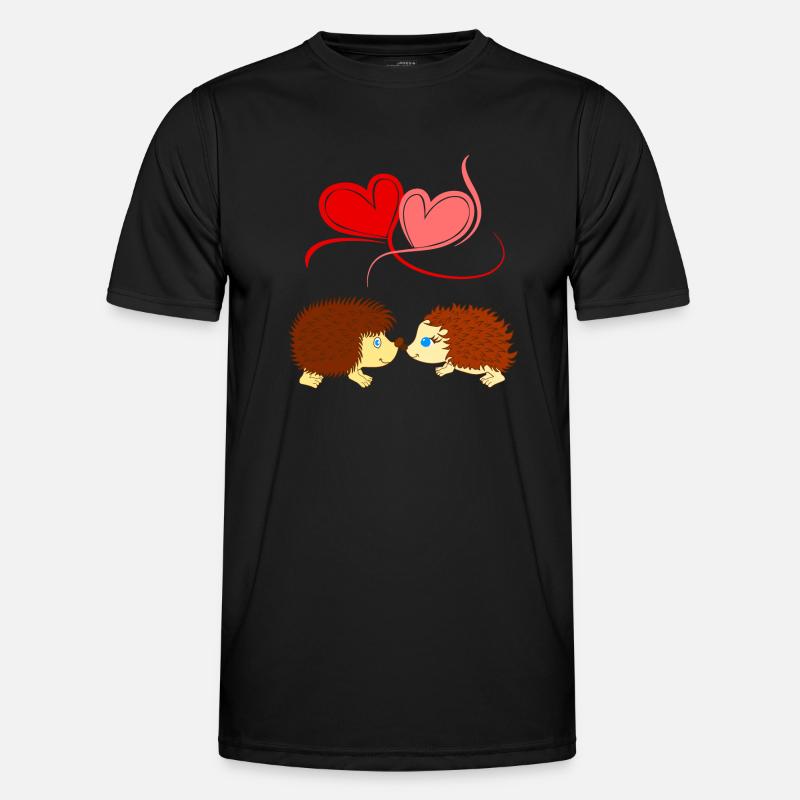 Hérisson - L’amour surmonte les piques - Comicstyle T-shirt sport Homme