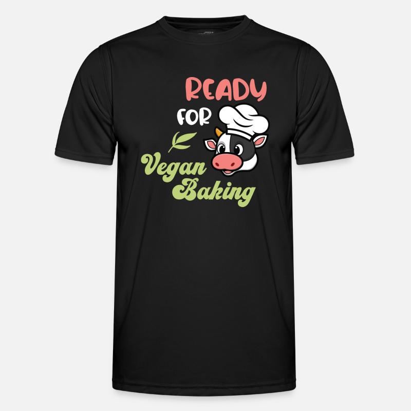 Ready for Vegan Baking Männer Funktions-T-Shirt