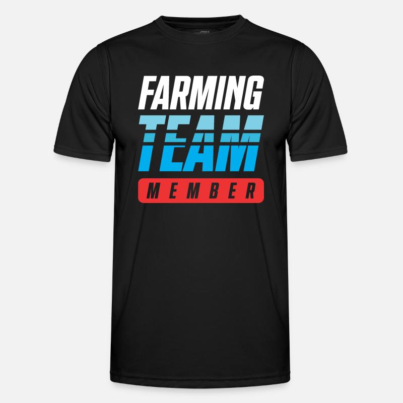 Farming Team - Men's Functional T-Shirt - black