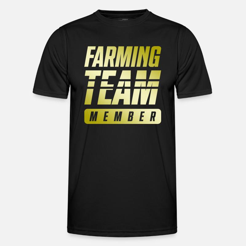 Farming Team - Men's Functional T-Shirt - black