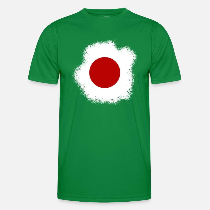 Drapeau du Japon utilisé Look Nihon drapeau japonais T-shirt sport Homme