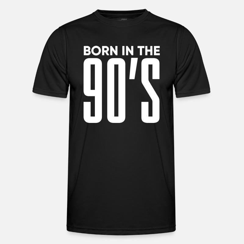 90s 90s Retro Gift - Men's Functional T-Shirt - black