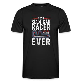 Best Slot Car Racer Ever Slot Car Racing Lover - Männer Funktions-T-Shirt - Schwarz - Vorne - AI Model Male 178 dark (178cm)