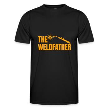 The Weldfather Stuff Welders Gift Idea - Männer Funktions-T-Shirt - Schwarz - Vorne - AI Model Male 178 dark (178cm)