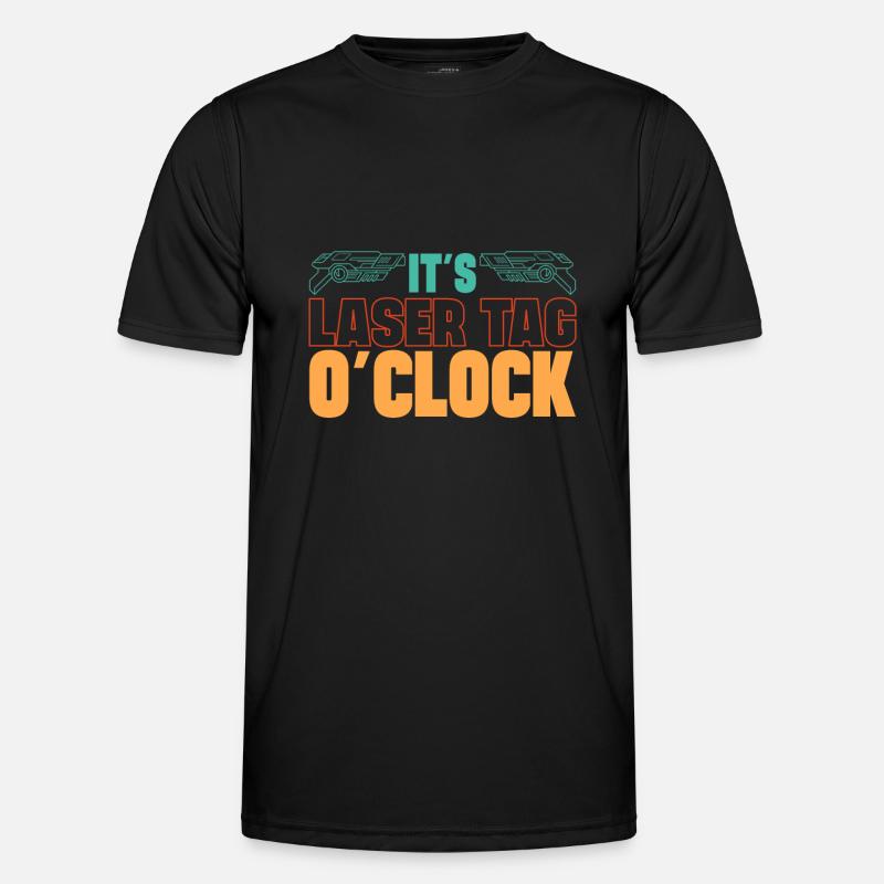 It`s Laser Tag O`clock Laser Tag Player Gift idea Männer Funktions-T-Shirt