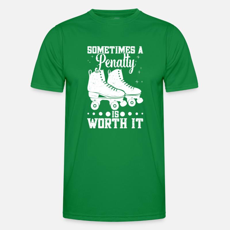 Roller Derby Sometimes a penalty is worth it Männer Funktions-T-Shirt