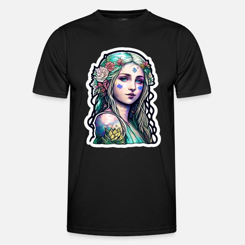 Ice Queen - Männer Funktions-T-Shirt - Schwarz