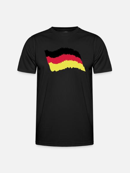 Germany Flag - Men's Functional T-Shirt - black