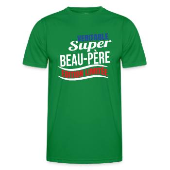 Véritable super beau père édition limité beau papa - T-shirt sport Homme - vert - Devant - AI Model Male 178 dark (178cm)