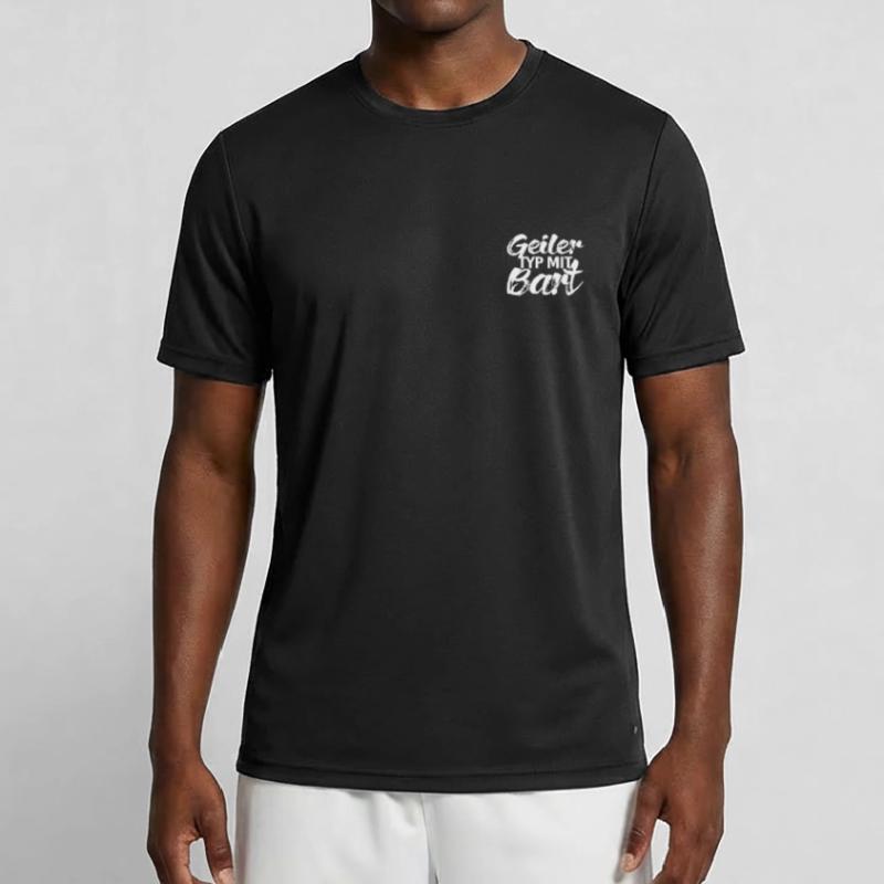 Geiler Typ Mit Bart - Bartträger Geschenk Männer Funktions-T-Shirt