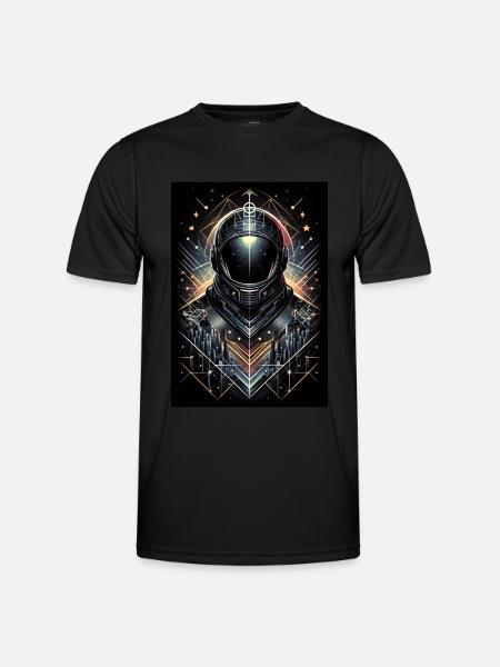 Astronaut - Men's Functional T-Shirt - black