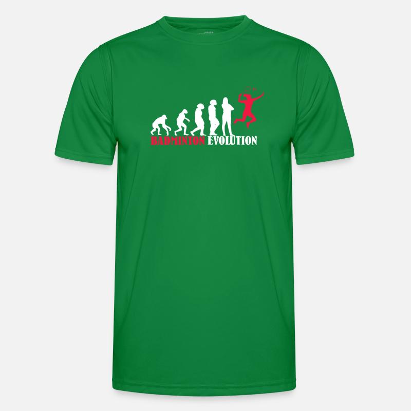 Badminton Evolution Design als Geschenk T-shirt sport Homme