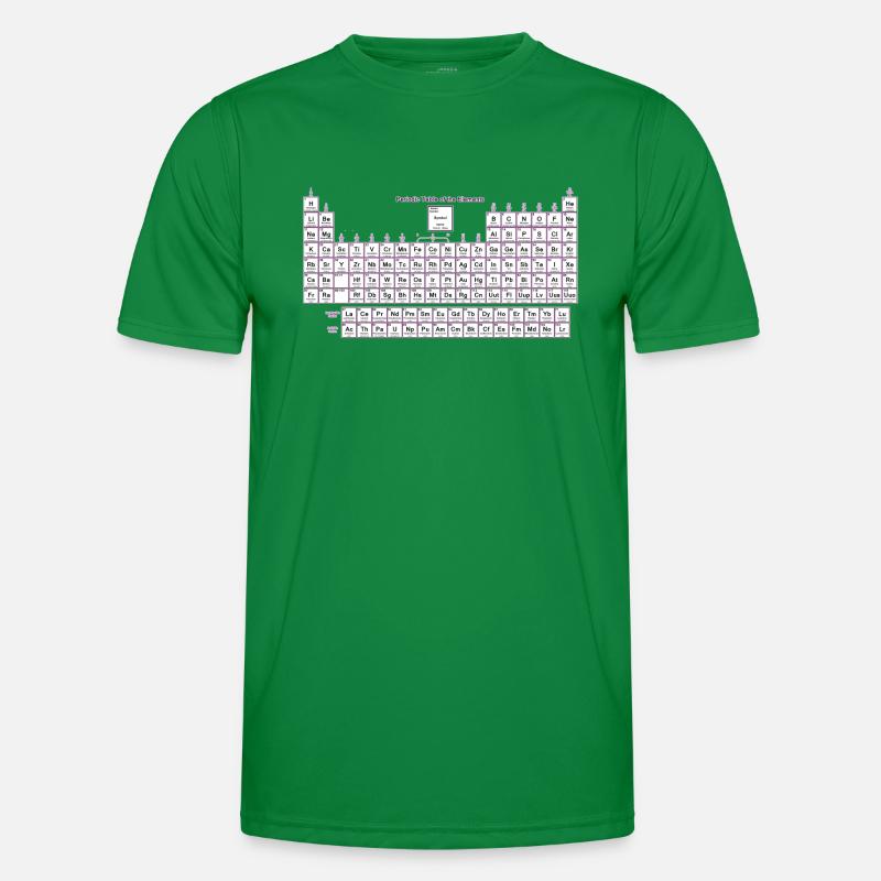 Tableau périodique des éléments T-shirt sport Homme