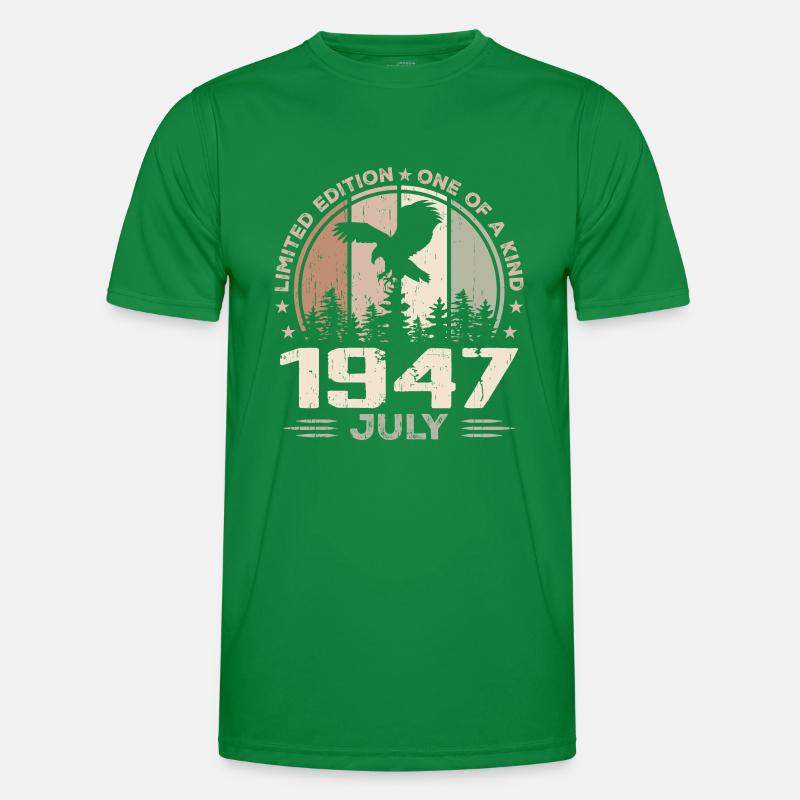 Incomparable since July 1947, 77th Anniversary Men's Functional T-Shirt