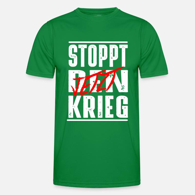 Frieden schaffen Männer Funktions-T-Shirt