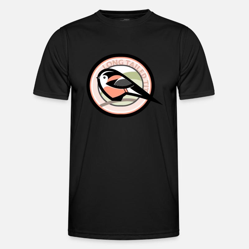 Schwanzmeise Männer Funktions-T-Shirt