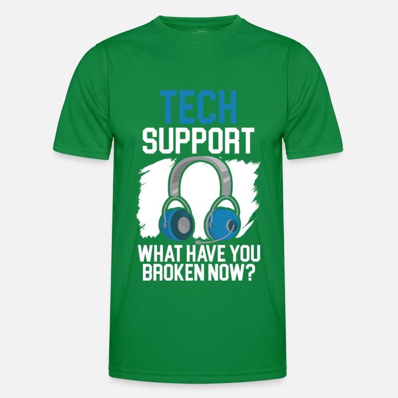 If all else fails Reboot Tech Support Men's Functional T-Shirt