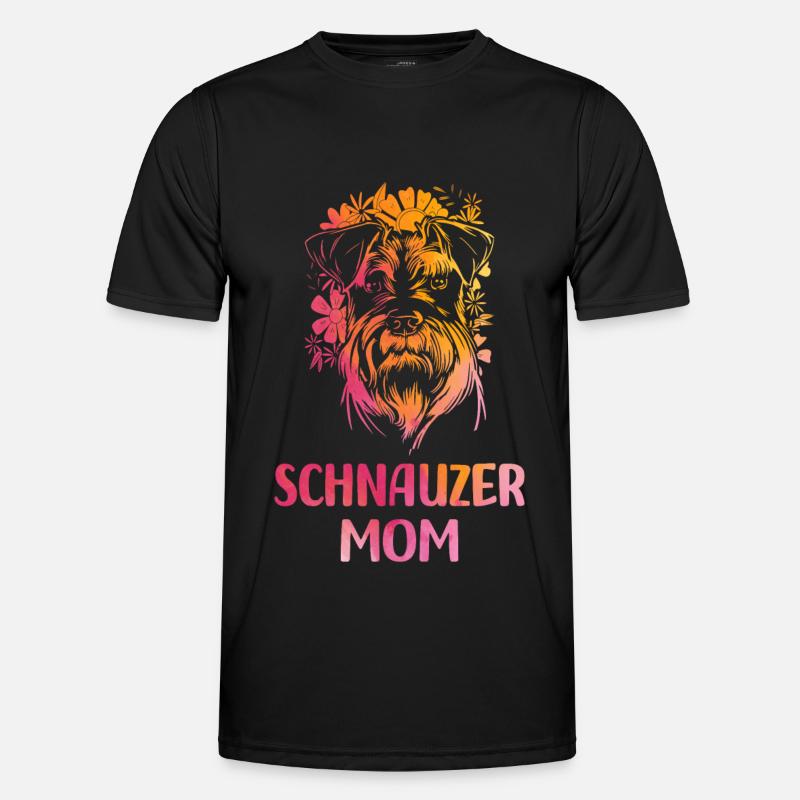 Schnauzer Männer Funktions-T-Shirt