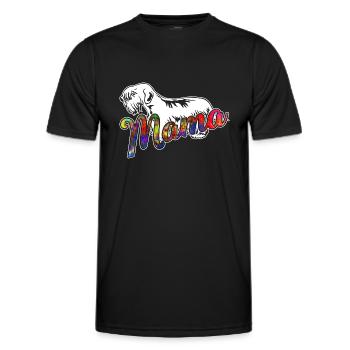 Sealyham Terrier Sealyham Terrier Mama - Men's Functional T-Shirt - black - Front - AI Model Male 178 dark (178cm)