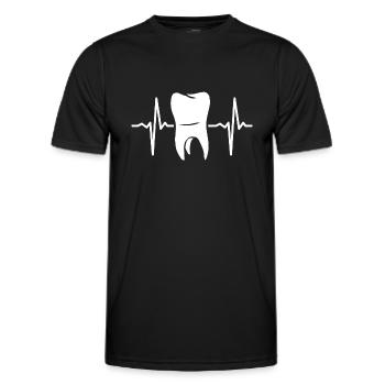 Zahnarzt Zahnarzthelferin Zahnärzte - Männer Funktions-T-Shirt - Schwarz - Vorne - AI Model Male 178 dark (178cm)